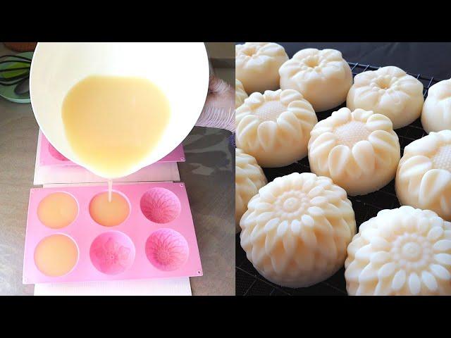  100% coconut oil soap for bathing -  3 ingredients - no stick blender soap