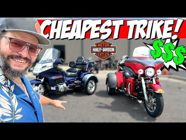 The Cheapest Trike at the Harley Dealership: Goldwing vs Street Glide