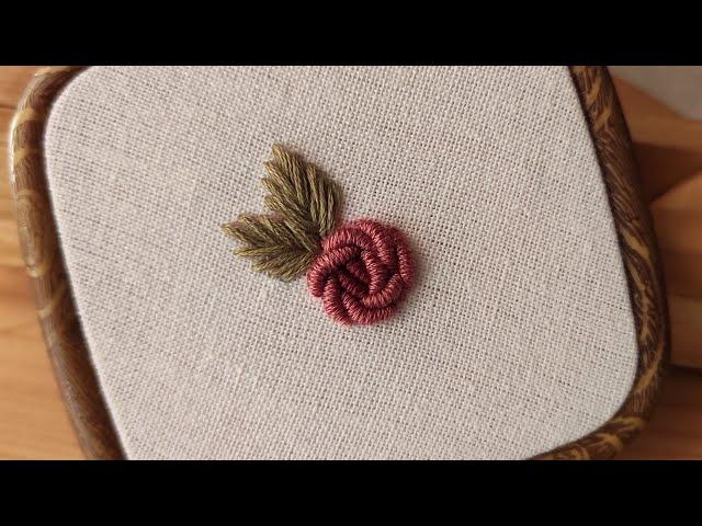 Easy Bullion Knot Rose Tutorial / Step by step Hand Embroidery Tutorial for Beginners ️ Gossamer