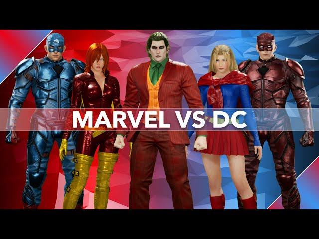 TEKKEN 8 MARVEL VS DC SHOWCASE (Over 60+ Customs) BIGGEST YET !