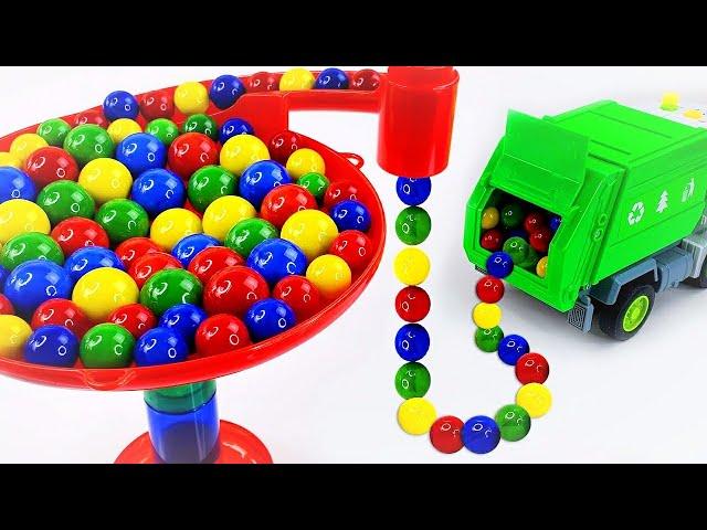 marble run plasticine haba slope MARBLE AXIS ASMR 010