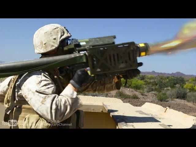 FIM-92 スティンガーミサイル発射・アメリカ海兵隊 低高度防空訓練