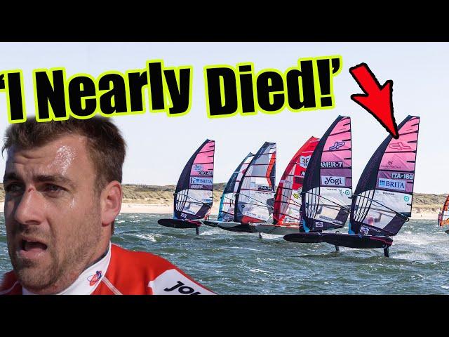 Bruno gets his HELMET ripped off! - Day 4 - Citroen Windsurf World Cup - Sylt - 2024