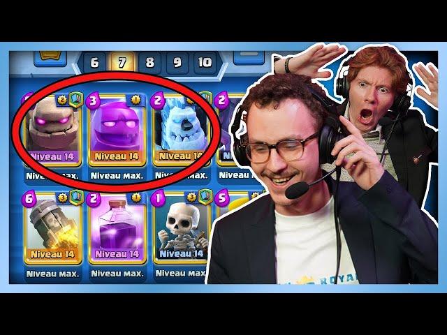 OUAHLEOUFF CHOISIT MES DECKS (c'est une catastrophe) !! - Clash Royale