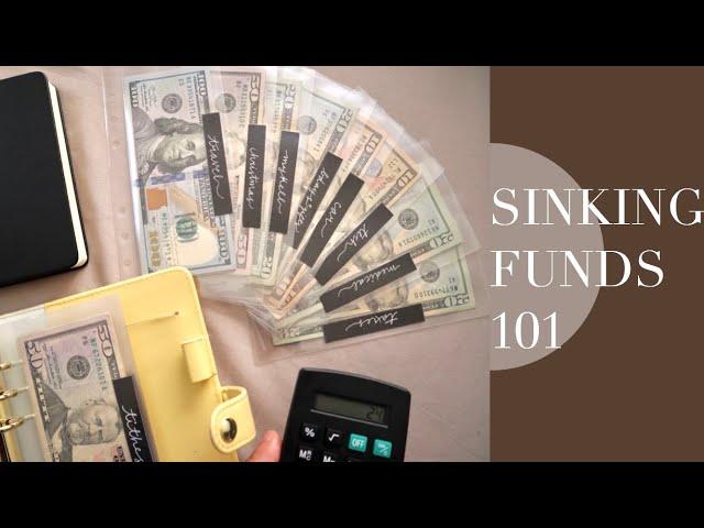 HOW I USE SINKING FUNDS | SINKING FUNDS 101 | CASH BUDGET SYSTEM