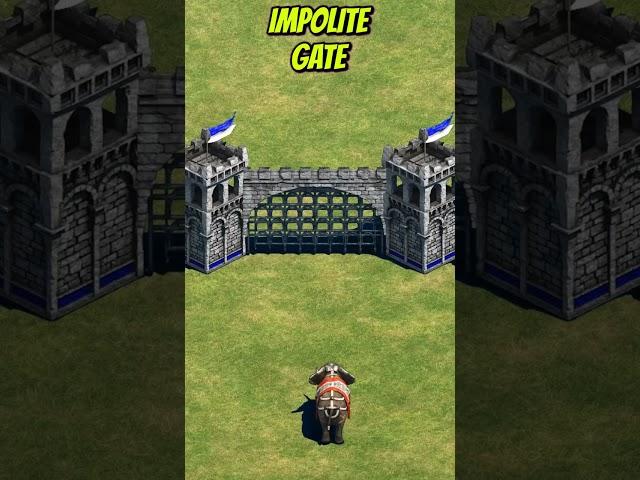 Gate Kills Elephant (AoE2) #Shorts