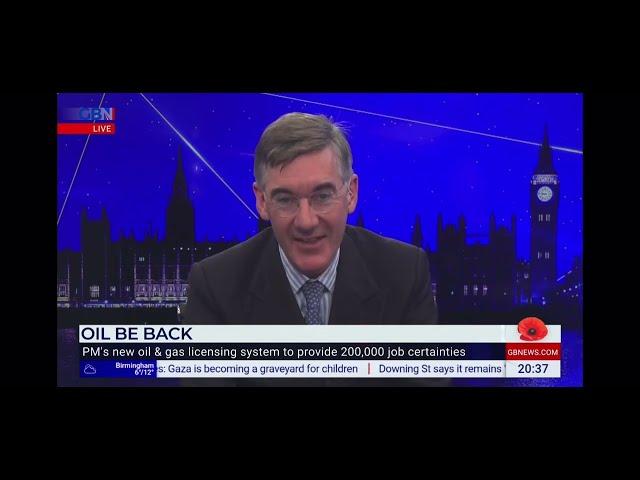 Energy Flux founding editor Seb Kennedy interviewed by Jacob Rees-Mogg on GB News, 6th November 2023