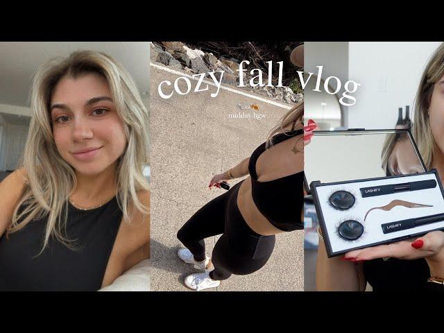 vlog | diy lash extensions, room makeover planning + winter arc