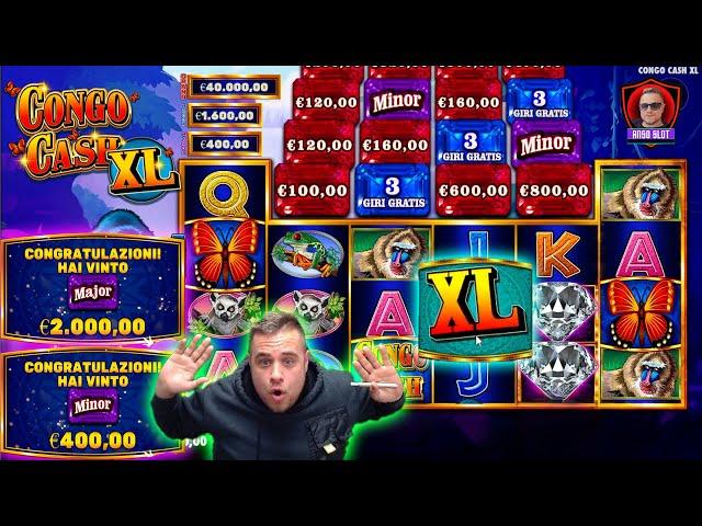 NOVITA' - Provo  La CONGO CASH XL  Fino Bet 50  - ANSO SLOT ONLINE