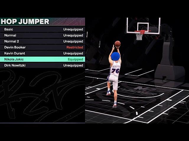 BEST HOP JUMPER for BIGS NBA 2K25!