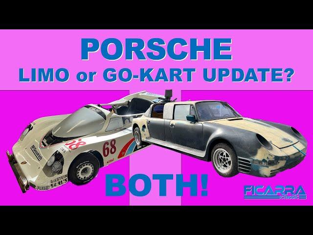 Porsche Twin-Targa Limo meets Porsche 962 Go-Kart