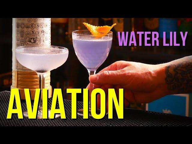 Aviation VS Water Lily | 2 Cocktails with Creme de Violette | Aviation Cocktail