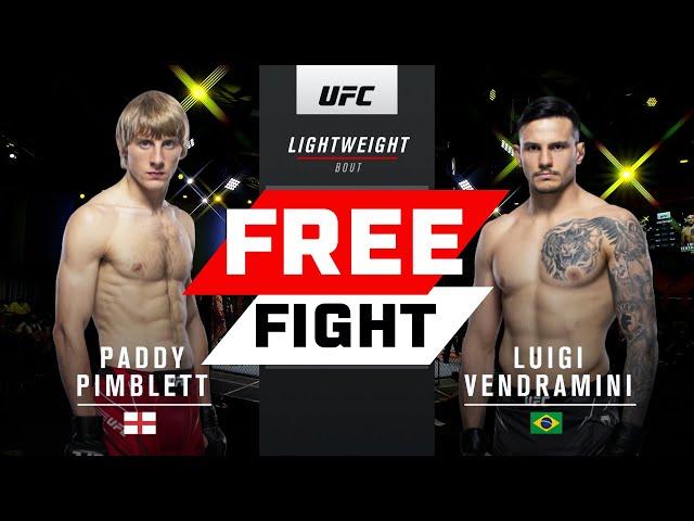 UFC APEX Banger: Paddy Pimblett vs Luigi Vendramini | FREE FIGHT