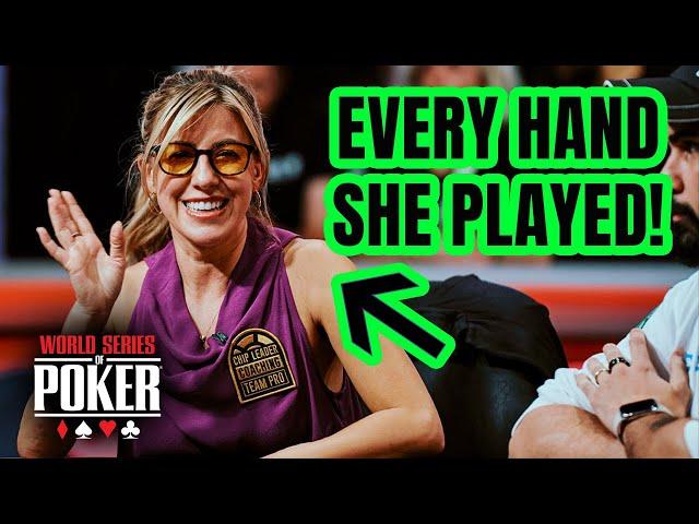 Kristen Foxen's Epic 2024 World Series of Poker Main Event [EVERY HAND]