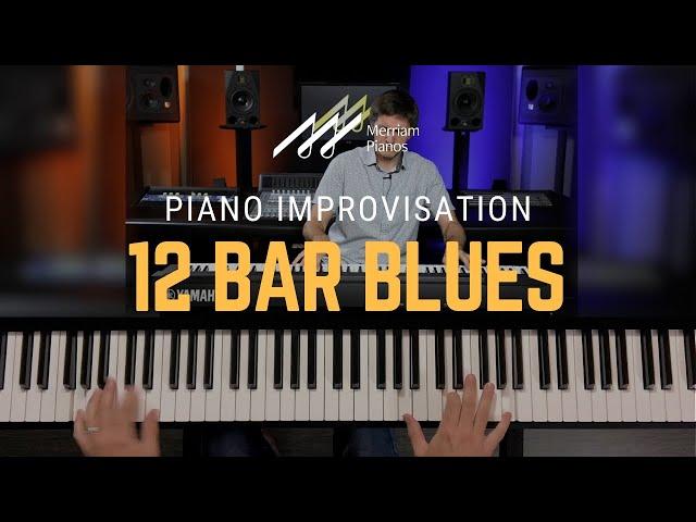 12 Bar Blues Piano Tutorial - Basic Blues Progression, Left Hand & Blues Scale