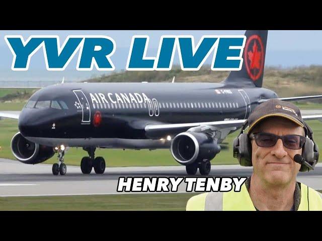 Vancouver Airport YVR Live plane spotting with Henry Tenby | SEP 26 2024