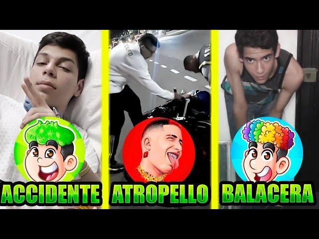 ESTOS SON LOS YOUTUBERS DE FREEFIRE QUE ESTUVIERON AL BORDE DE LA MUERTE!!  *ATROPELLADO*