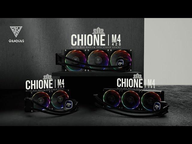 GAMDIAS CHIONE M4 Rotatable LCD Display Liquid Cooler | Elite Cooling Power