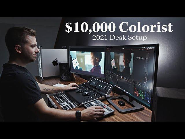 My 2021 Color Grading Desk Setup | DaVinci Resolve Mini Panel First Impressions