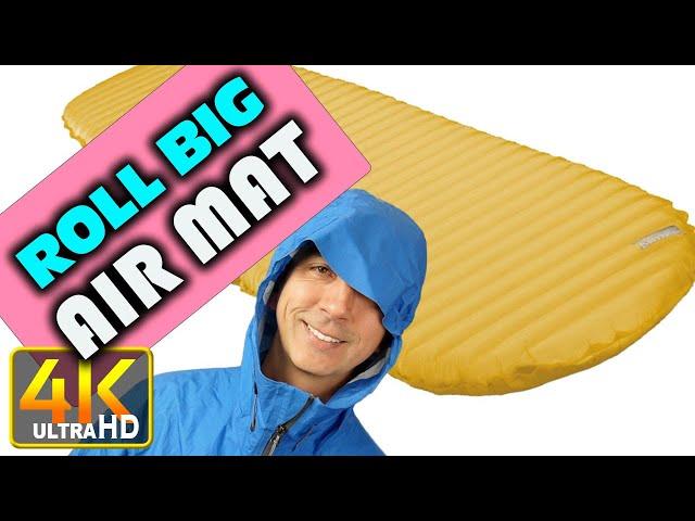 How to Roll An Air Mat Winter Camping Small Confined Tent (4k UHD)