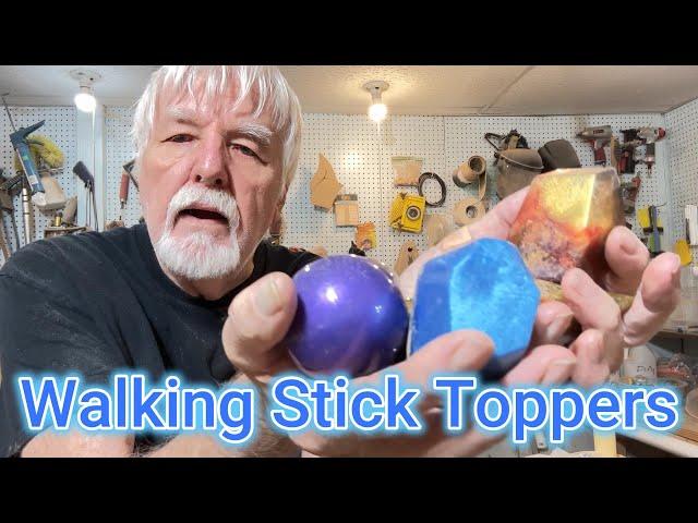 How I Make Toppers for Walking Sticks