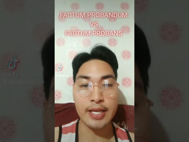 Factum Probandum VS. Factum Probans#criminology #boardexam #youtubeshorts #viralvideo