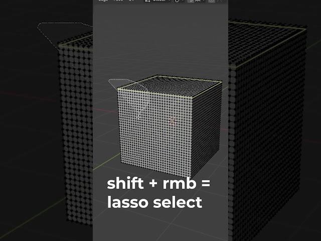 MASTER Blender Selection: Box (B), Circle (C) & Lasso!