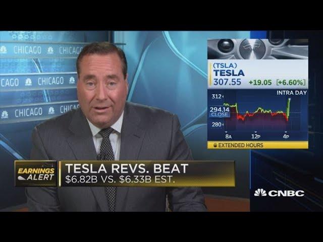 Tesla beats earnings and revenue expectations