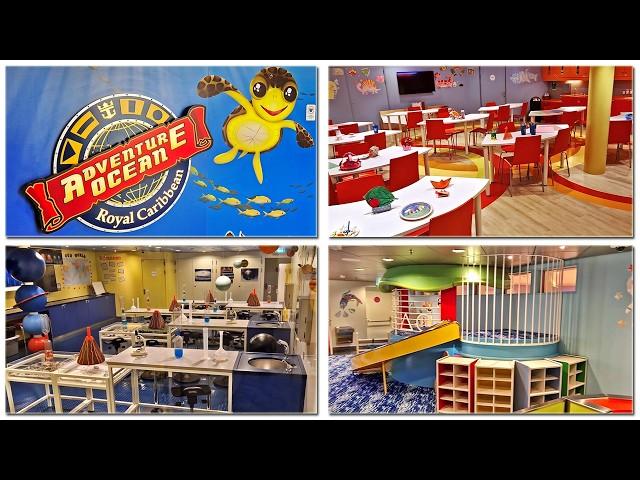 Inside Adventure Ocean The Ultimate Kids Club on Royal Caribbean! #cruisetravelvideos #cruise #tour