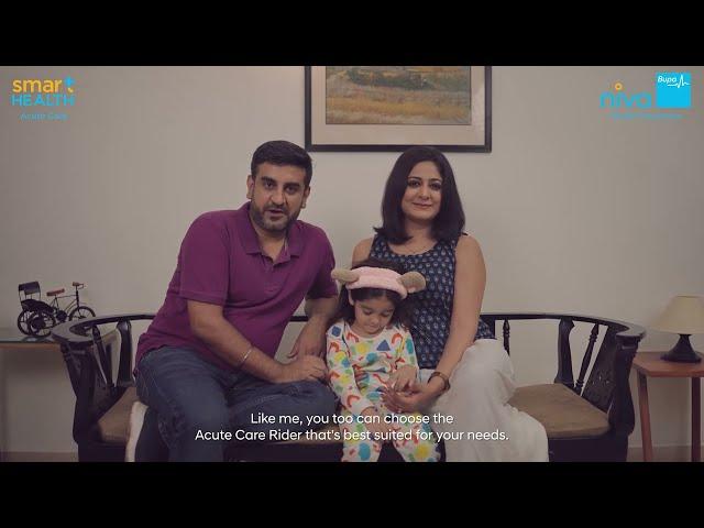 Niva Bupa Smart Health Plus Acute Care Rider | Health Insurance Plan for Family