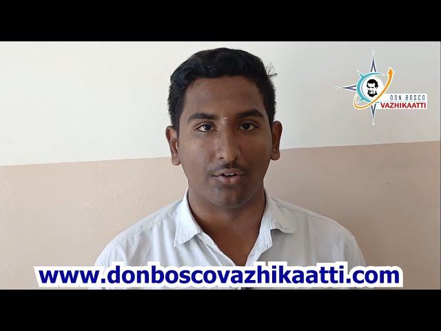 Dhanush on DBV Career Guidance Intervention