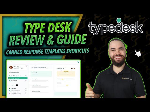 TypeDesk Keyboard Shortcuts Review & Guide ⌨ Canned Responses Lifetime Deal AppSumo - Josh Pocock