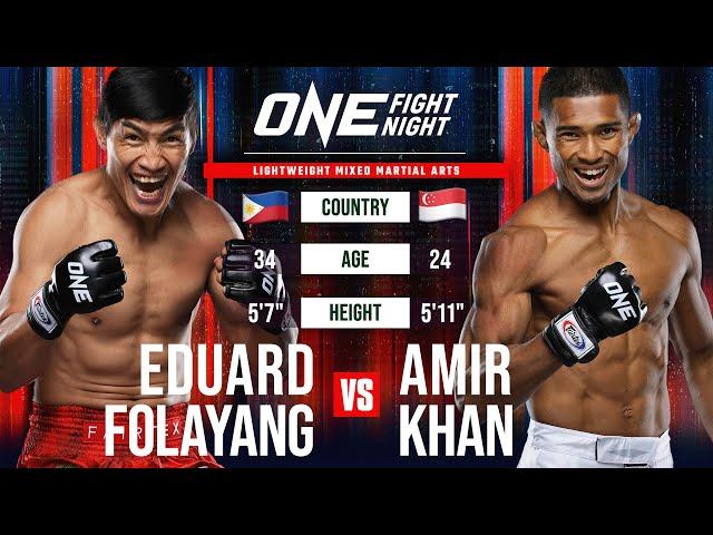 Intense MMA Rivalry  Eduard Folayang vs. Amir Khan Full Fight