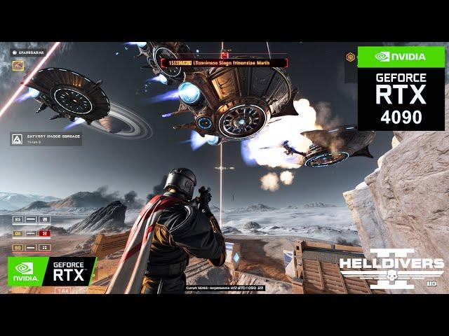 HELLDIVERS 2: ENEMY RESISTANCE LEVEL 2 on RTX 4090 24GB (4K Maximum Graphics)