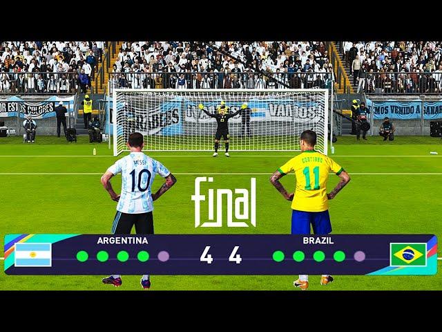 PES 2021 | Argentina vs Brazil | Copa America FINAL | Penalty Shootout