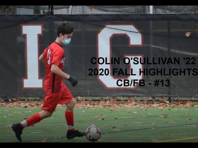 COLIN O'SULLIVAN FALL 2020 HIGHLIGHTS