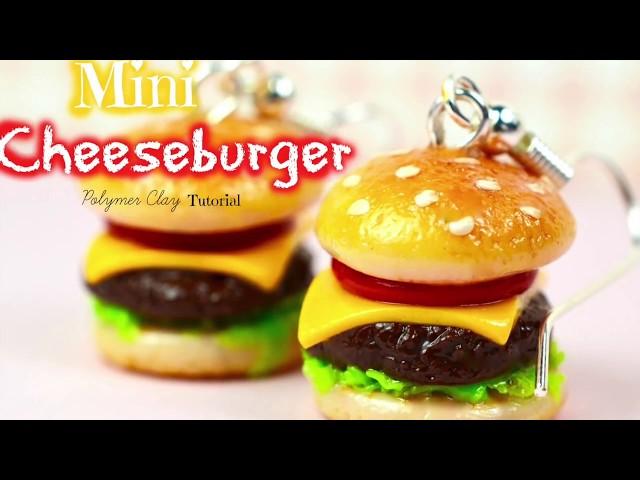 Mini Cheeseburger Polymer Clay Tutorial