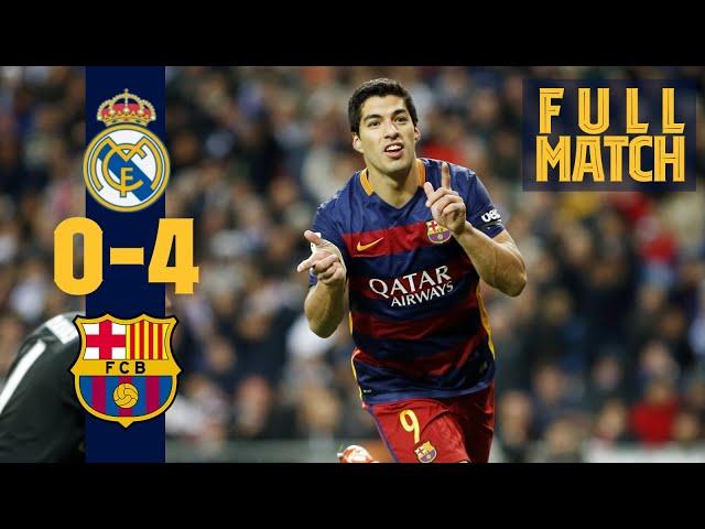 FULL MATCH: Real Madrid - Barça (2015) Thriller in El Clásico!