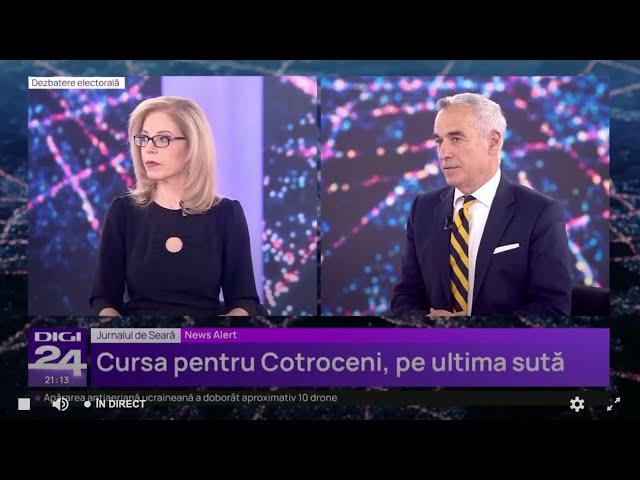 #CG11 la DIGI24: „E nevoie să ne păstrăm PACEA!” - Călin GEORGESCU (13.11.2024)