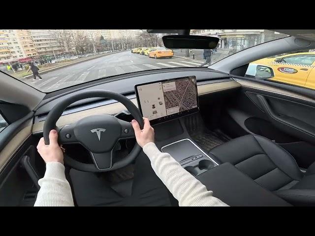 Tesla Model Y 2024 Test Drive POV