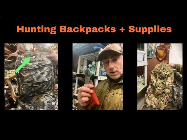Backpacks for Hunting & Supplies to Pack | with John Rocchetta
