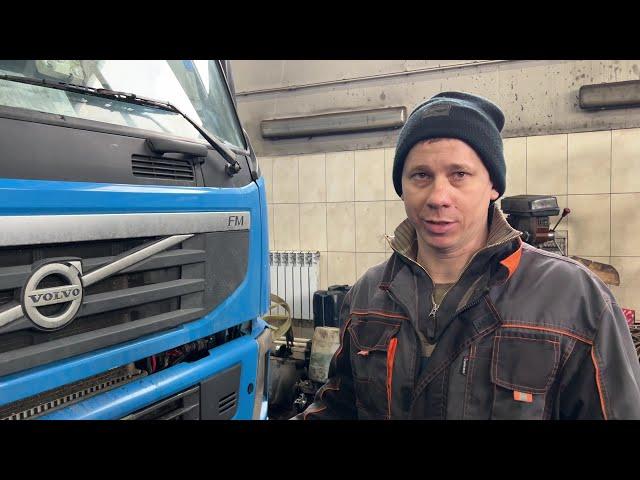 volvo FM oil and gas pressure in the cooling system