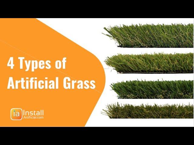 Artificial Grass - 4 Major Types in 2 Minutes