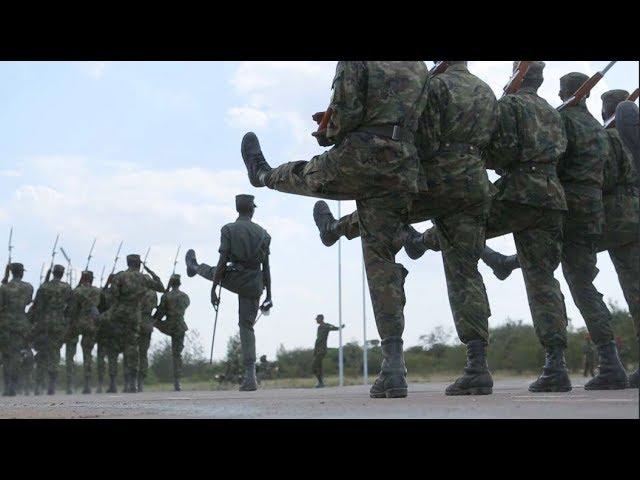 MILITARY CADETS GETTING READY FOR GRADUATION - GAKO,  2018