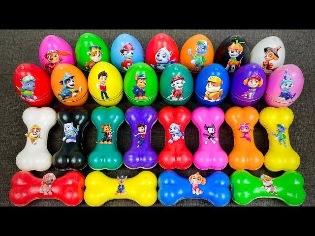 Looking For PAW PATROL  Transforming Paw Patrol in Rainbows Dog Bones with Rainbow SLIME Colorful