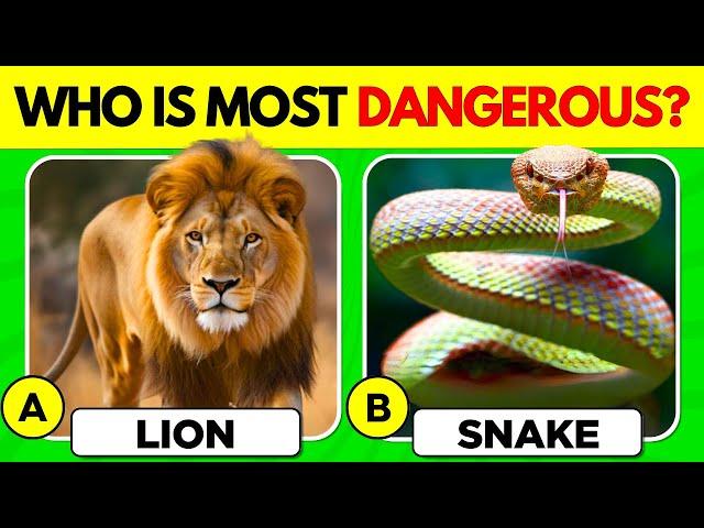 How Good Is Your Knowledge of ANIMALS?  50 Animals Knowledge Trivia Quiz 