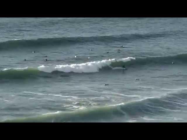 Surfing Fistral Beach, Newquay, Cornwall (8th october 2015)