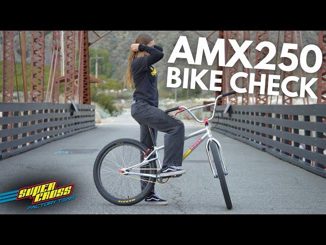 Kylie Martin's AMX250 Bike Check / Supercross BMX's ultimate Big BMX Bike