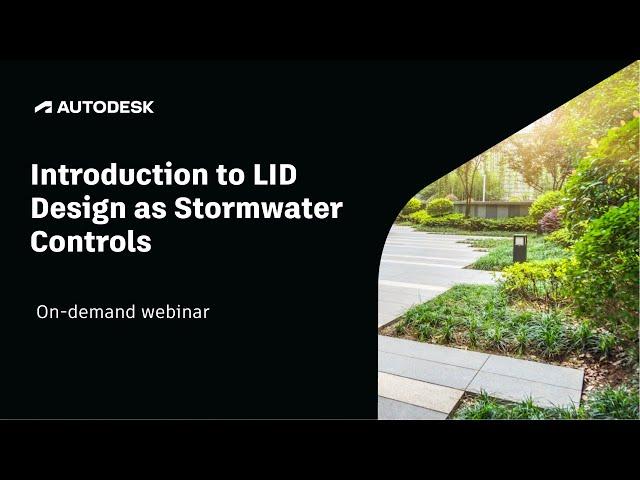 Introduction to LID Design as Stormwater Controls