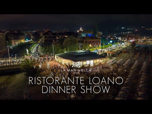 Ristorante  Loano   La Marinella   Dinner Show sulla Spiaggia